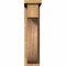 Ekena Millwork Del Monte Smooth Corbel w/Backplate, Western Red Cedar, 5 1/2"W x 14"D x 22"H COR06X14X22DEL01SWR - alternate 4
